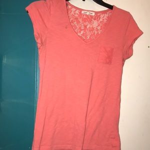 coral t-shirt